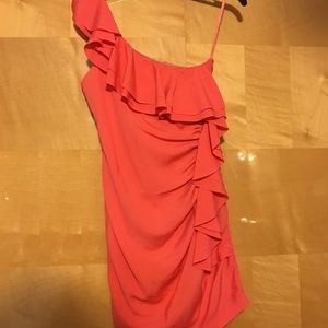 Coral cocktail dress - never worn